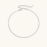 Elizabeth Herringbone Chain Necklace - Chain Necklaces
