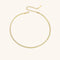 Elizabeth Herringbone Chain Necklace - Chain Necklaces
