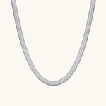 Elysian Gold Herringbone Necklace - Chain Necklaces