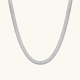 Elysian Gold Herringbone Necklace - Chain Necklaces