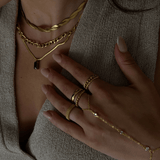 Evelyne Three - Stone Chain Bracelet - Chain & Link Bracelets