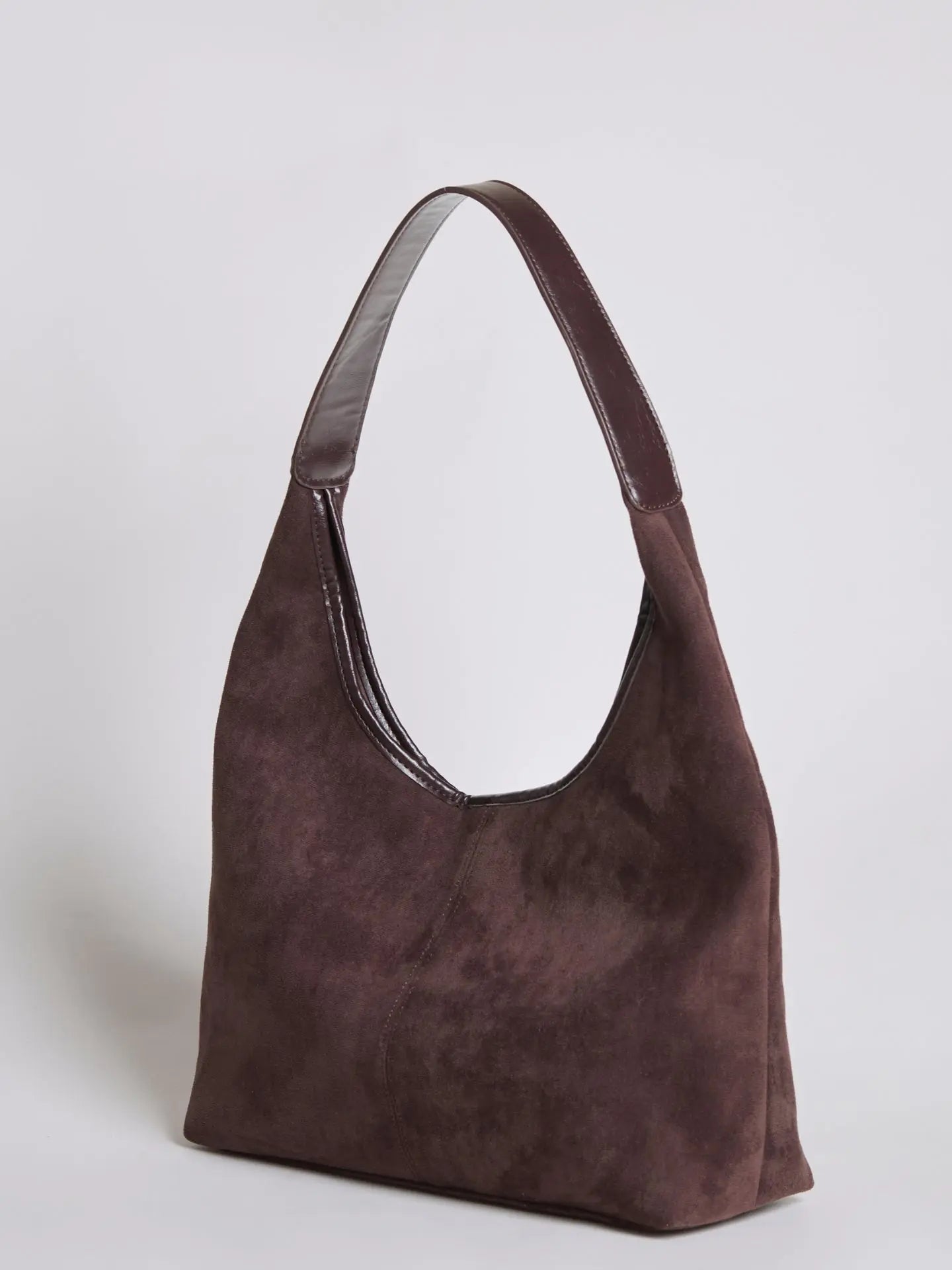 Evie Minimal Vegan Suede Hobo Bag – Effortless Chic - Women's Shoulder Bag