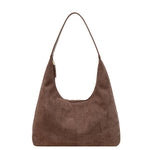 Evie Minimal Vegan Suede Hobo Bag – Effortless Chic - Women's Shoulder Bag