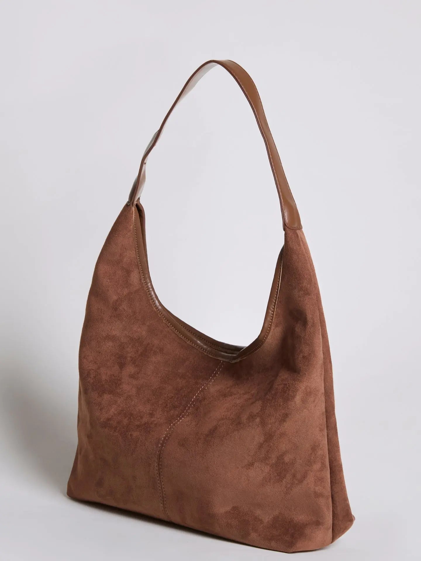Evie Minimal Vegan Suede Hobo Bag – Effortless Chic - Women's Shoulder Bag