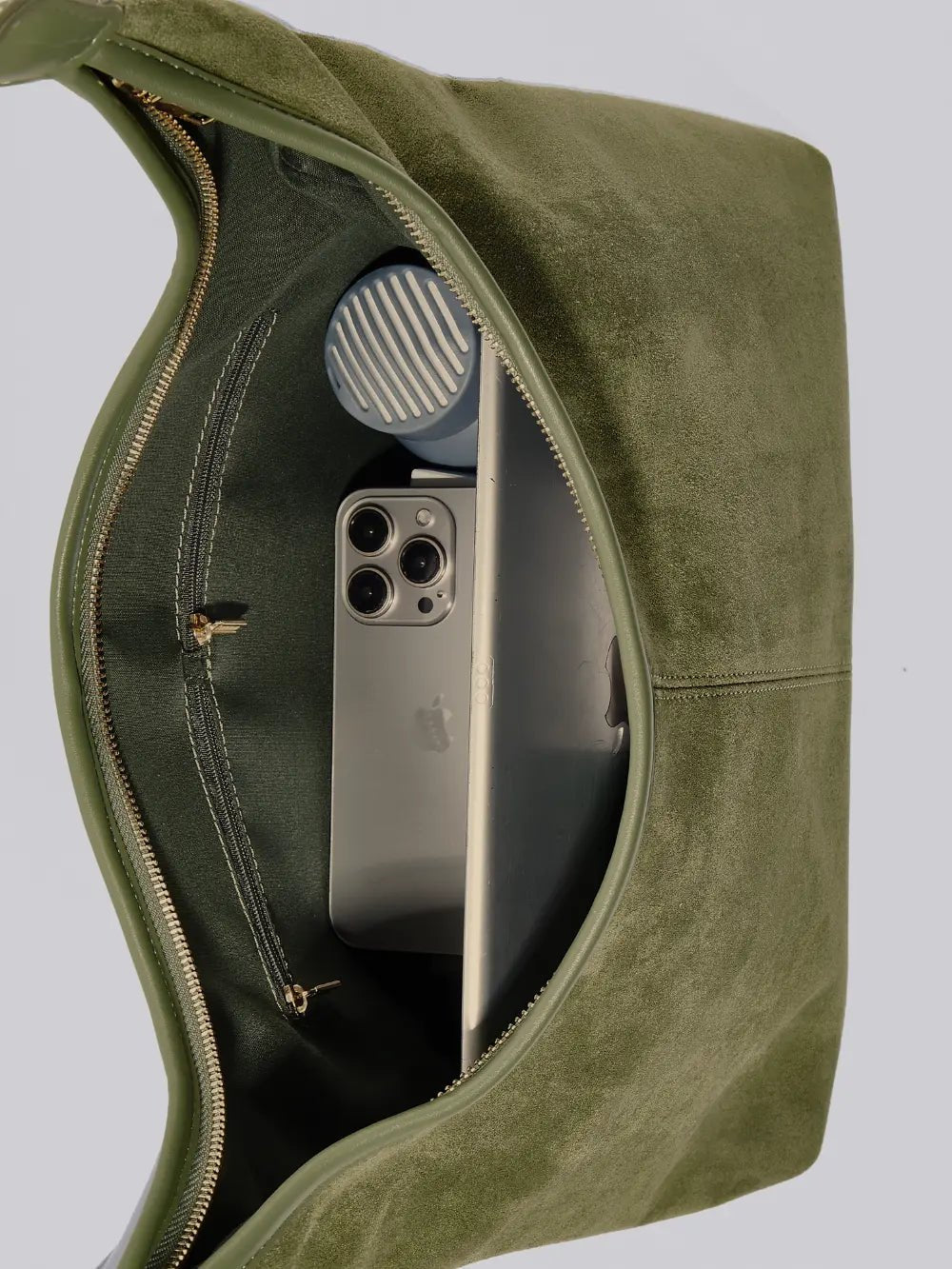 Evie Minimal Vegan Suede Hobo Bag – Effortless Chic - Women's Shoulder Bag