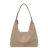 Evie Minimal Vegan Suede Hobo Bag – Effortless Chic - Women's Shoulder Bag