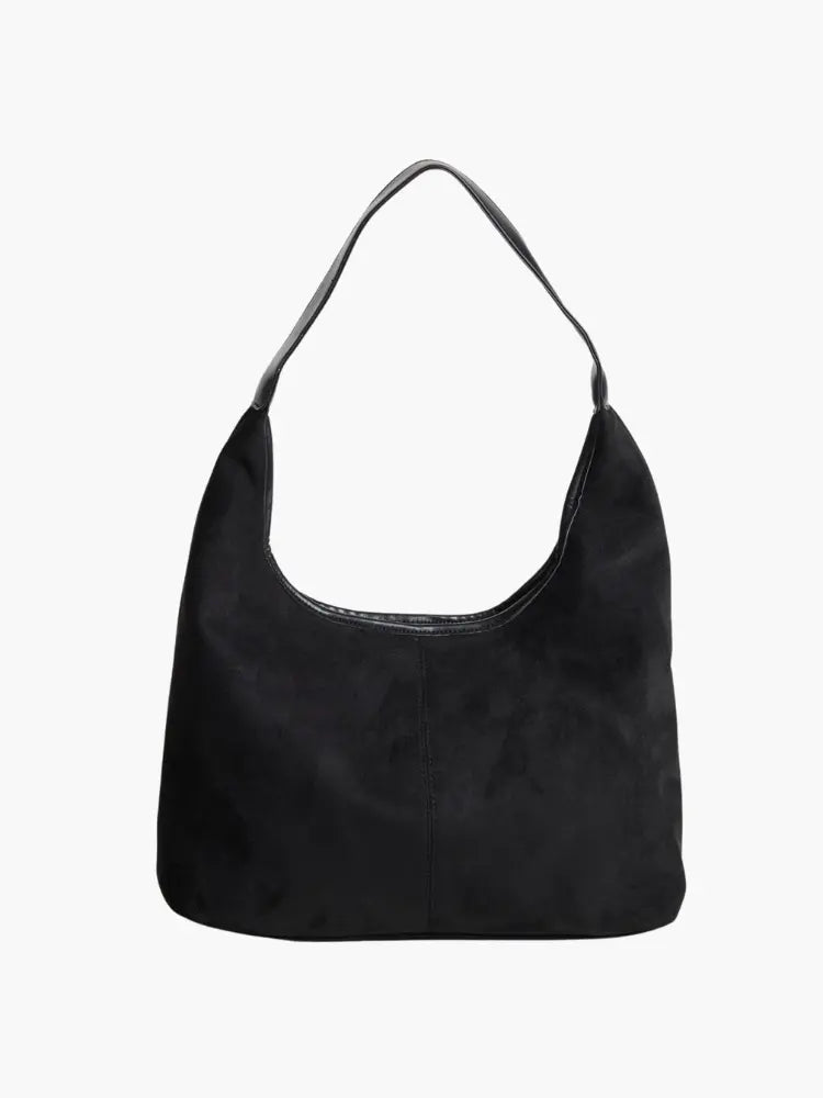 Evie Minimal Vegan Suede Hobo Bag – Effortless Chic - Women's Shoulder Bag