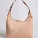 Evie Minimal Vegan Suede Hobo Bag – Effortless Chic - Women's Shoulder Bag
