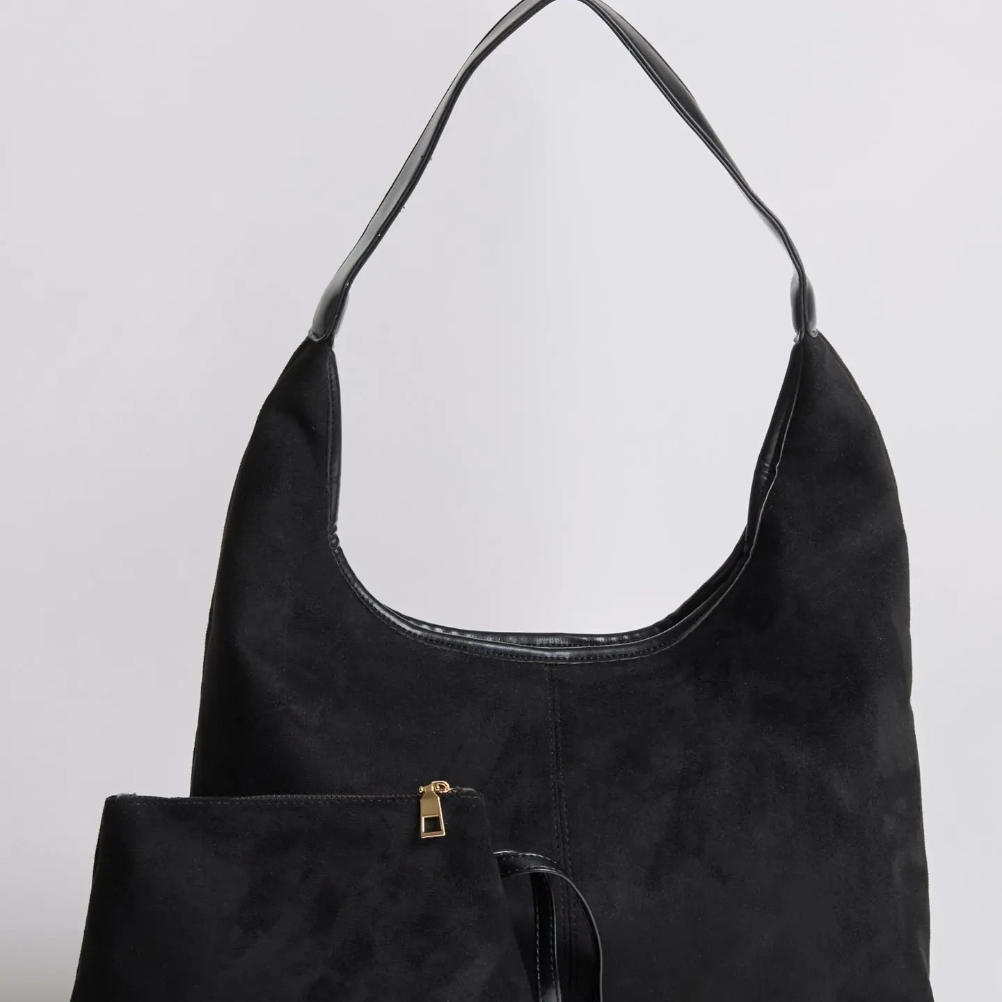 Evie Minimal Vegan Suede Hobo Bag – Effortless Chic - Women's Shoulder Bag