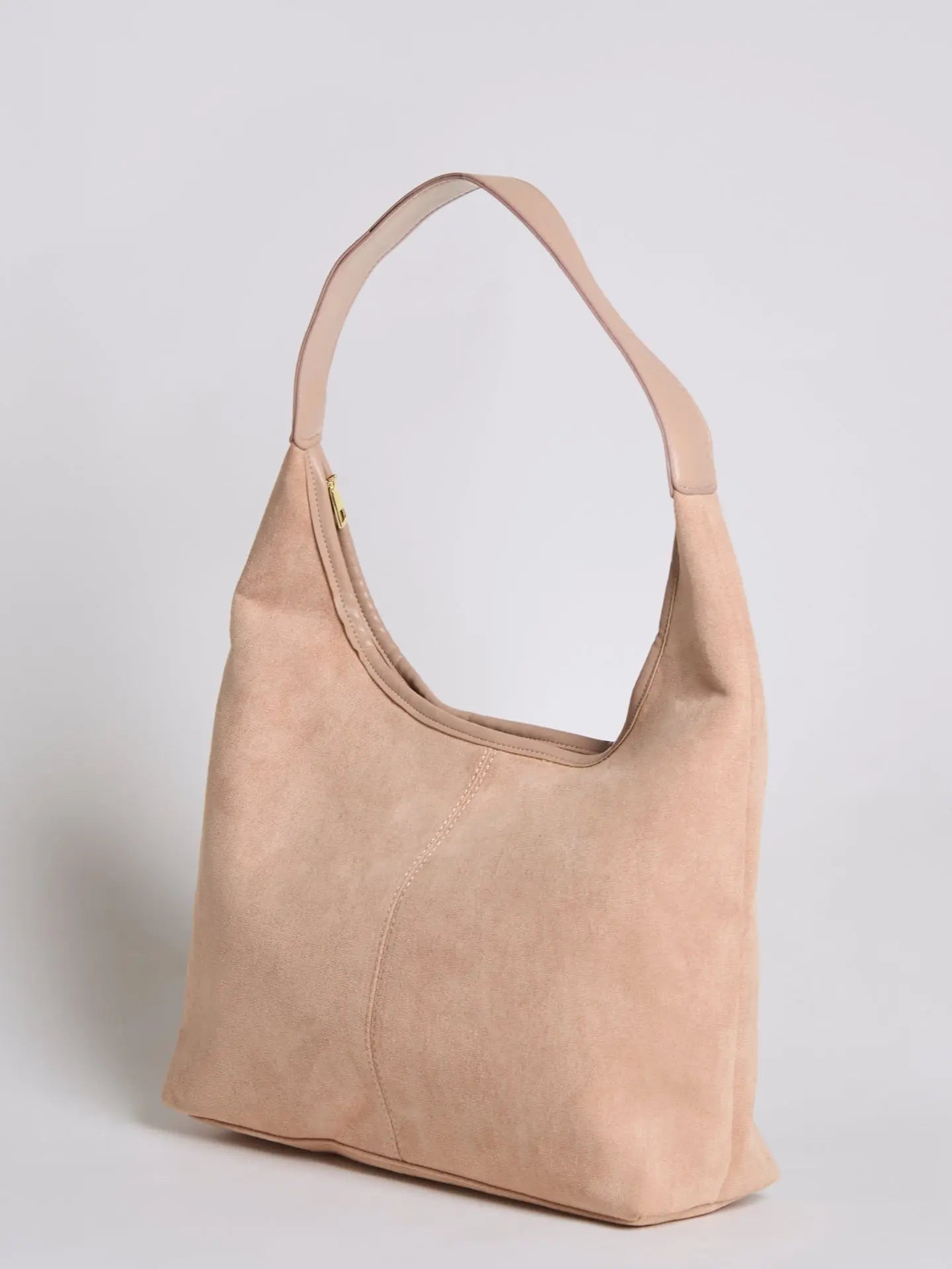 Evie Minimal Vegan Suede Hobo Bag – Effortless Chic - Women's Shoulder Bag