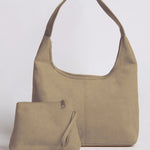 Evie Minimal Vegan Suede Hobo Bag – Effortless Chic - Women's Shoulder Bag