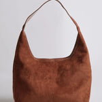 Evie Minimal Vegan Suede Hobo Bag – Effortless Chic - Women's Shoulder Bag