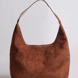 Evie Minimal Vegan Suede Hobo Bag – Effortless Chic - Women's Shoulder Bag