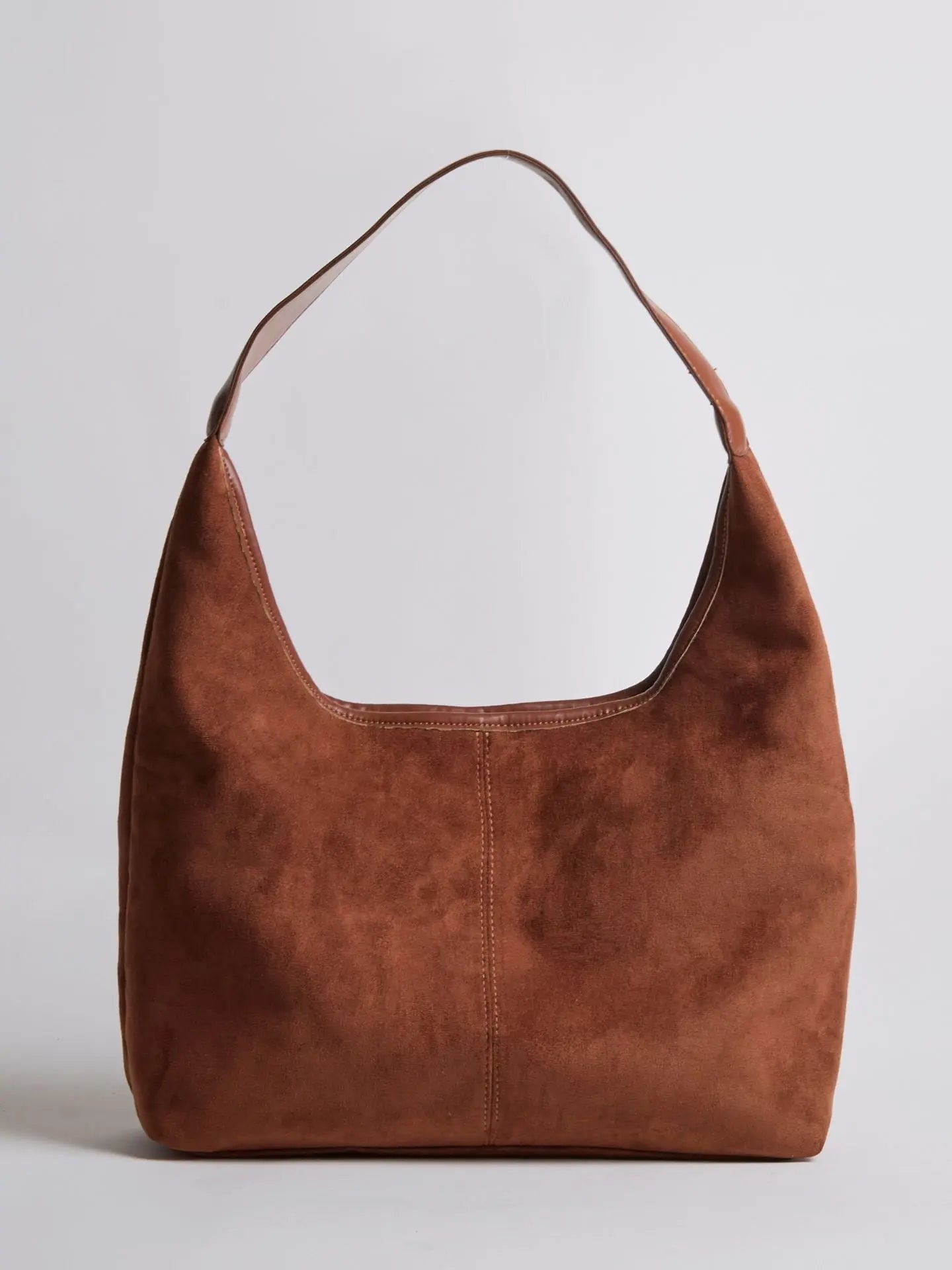 Evie Minimal Vegan Suede Hobo Bag – Effortless Chic - Women's Shoulder Bag