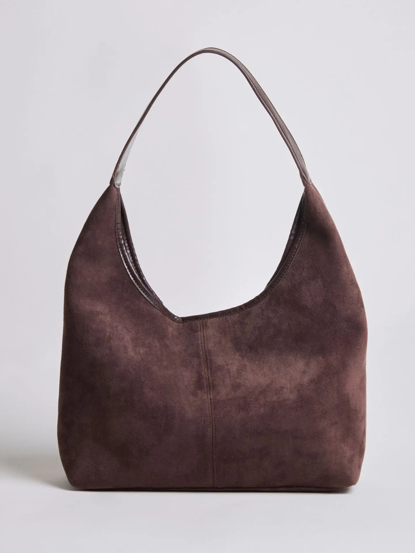 Evie Minimal Vegan Suede Hobo Bag – Effortless Chic - Women's Shoulder Bag