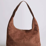 Evie Minimal Vegan Suede Hobo Bag – Effortless Chic - Women's Shoulder Bag