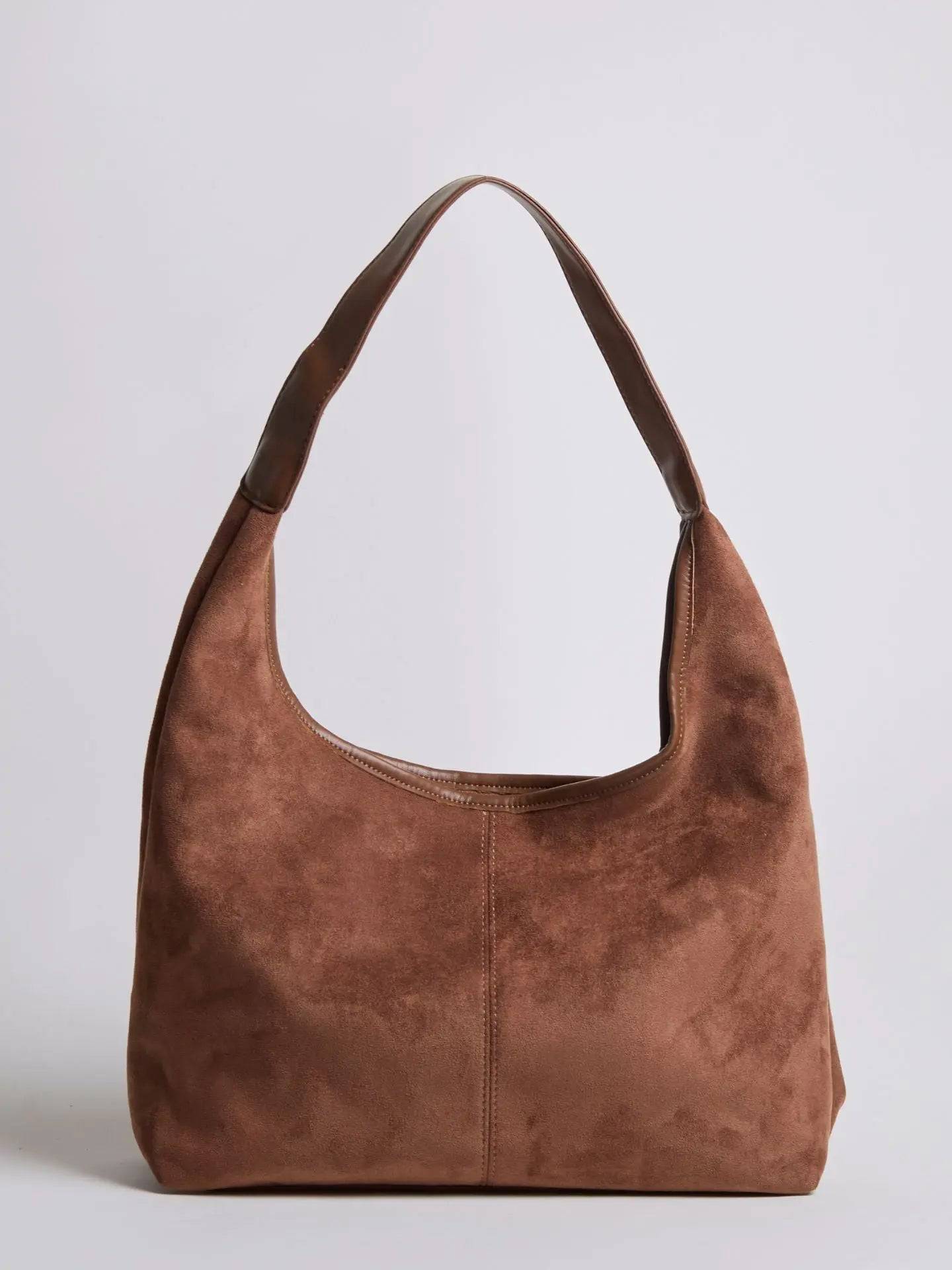 Evie Minimal Vegan Suede Hobo Bag – Effortless Chic - Women's Shoulder Bag