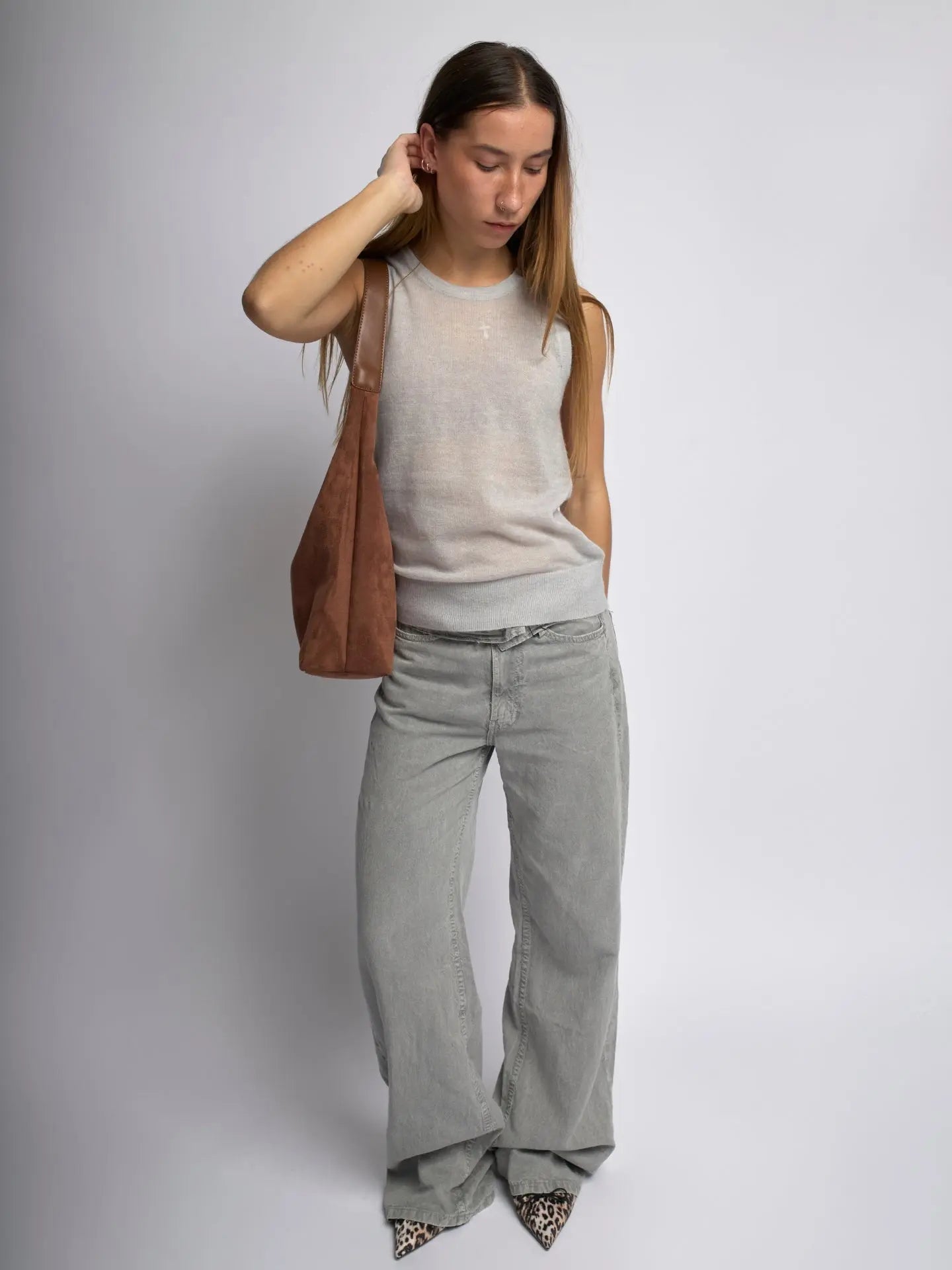 Evie Minimal Vegan Suede Hobo Bag – Effortless Chic - Women's Shoulder Bag