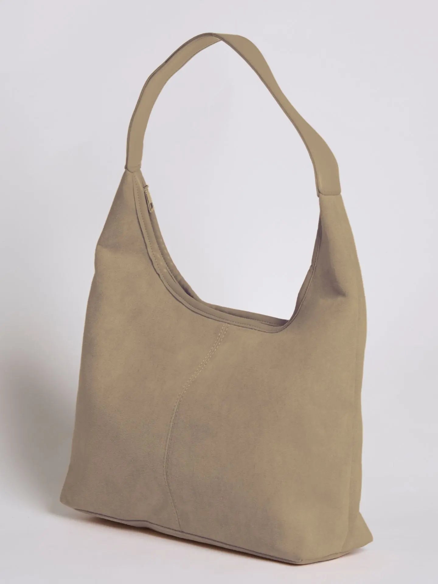Evie Minimal Vegan Suede Hobo Bag – Effortless Chic - Women's Shoulder Bag