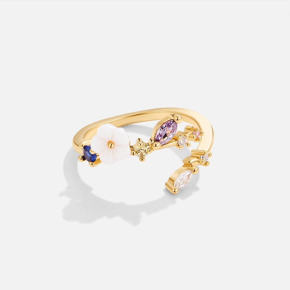 Flora Blossom Adjustable Ring - Ring