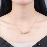 Four - Leaf Heart Clover Pendant Necklace - Joyería