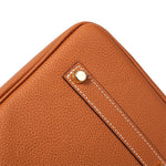 Genuine Leather Structured Tote Bag – Classic Craftsmanship with Elegant Edge - Women's Handbags