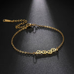 Gold Paw Print Chain Bracelet – Dainty Pet Lover Jewelry - Bracelets