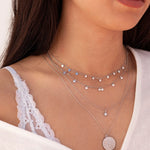 Golden Dainty Disc Chain Necklace - Chain Necklaces