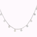 Golden Dainty Disc Chain Necklace - Chain Necklaces