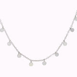 Golden Dainty Disc Chain Necklace - Chain Necklaces