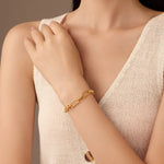 Golden Link Chain Bracelet - Chain & Link Bracelets