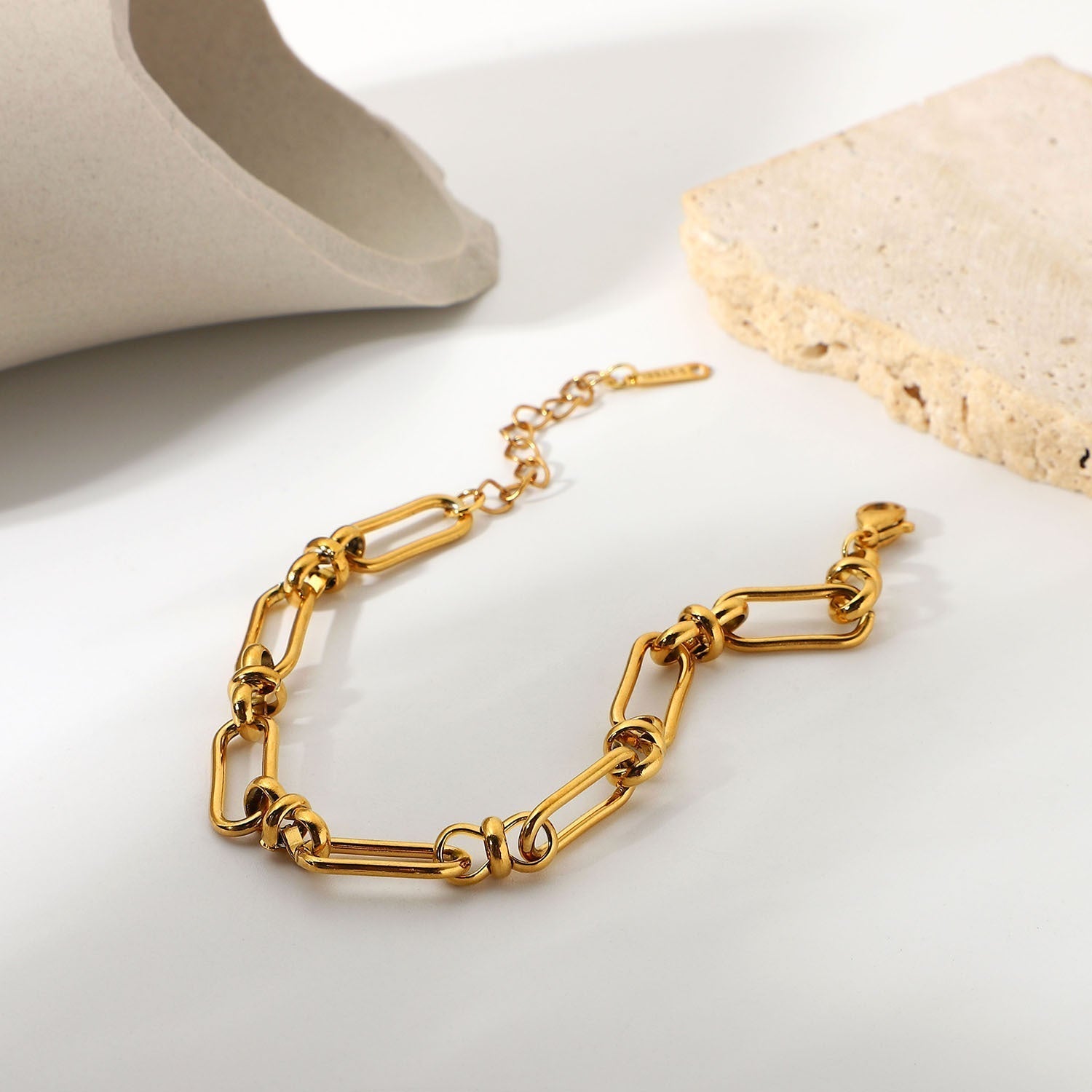 Golden Link Chain Bracelet - Chain & Link Bracelets