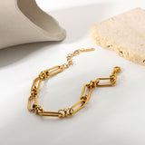Golden Link Chain Bracelet - Chain & Link Bracelets