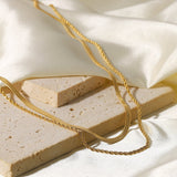 Hailey Layered Chain Necklace - Chain Necklaces