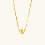 Heart Initial Pendant Necklace - Pendant Necklaces