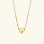 Heart Initial Pendant Necklace - Pendant Necklaces