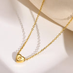 Heart Initial Pendant Necklace - Pendant Necklaces