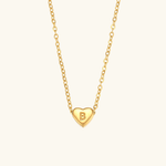 Heart Initial Pendant Necklace - Pendant Necklaces