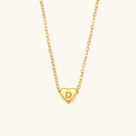 Heart Initial Pendant Necklace - Pendant Necklaces