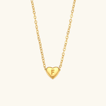 Heart Initial Pendant Necklace - Pendant Necklaces