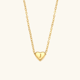 Heart Initial Pendant Necklace - Pendant Necklaces