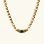 Isabella Vintage Gemstone Pendant Necklace - Pendant Necklaces