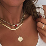 Isabella Vintage Gemstone Pendant Necklace - Pendant Necklaces