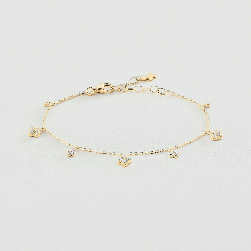 Isla Petite Gold Charm Bracelet - Charm Bracelets