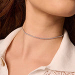 Isolde Gold Tennis Necklace - Tennis Necklaces