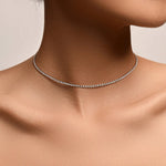 Isolde Gold Tennis Necklace - Tennis Necklaces