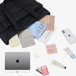 Large Quilted Puffer Tote Bag | Lightweight & Stylish Everyday Handbag - Women's Handbags