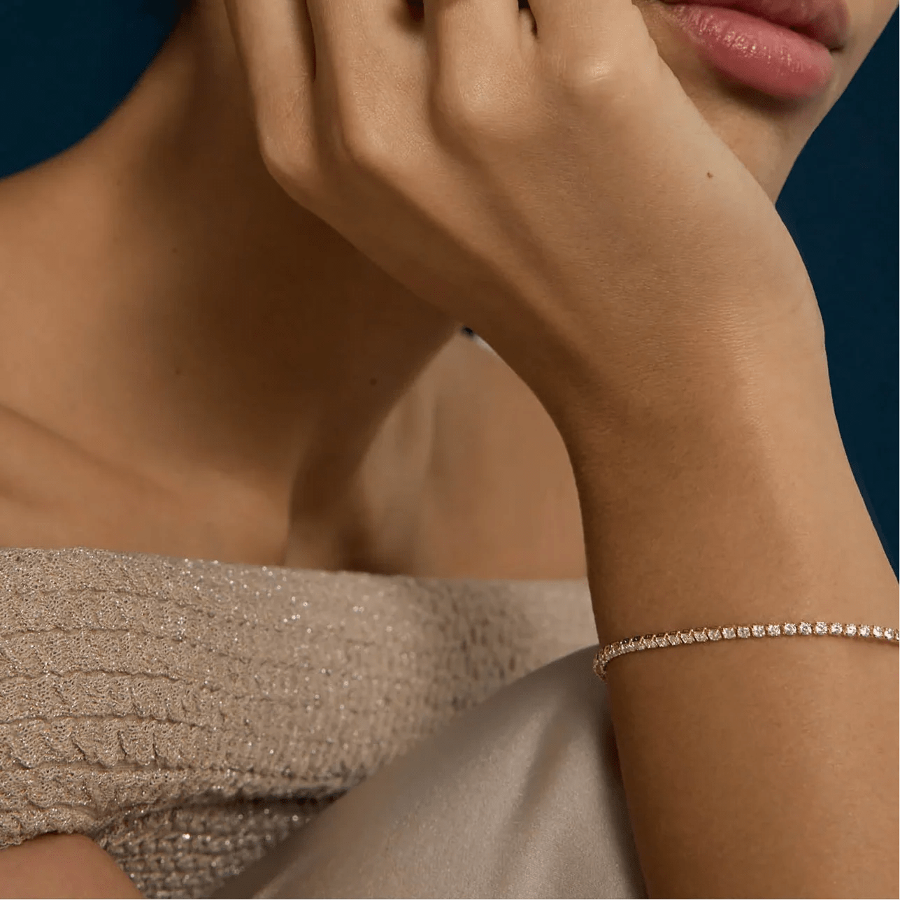 Lillian Gold Tennis Bracelet - Bracelet