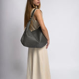 Luxe Leather Hobo Bag with Relaxed Shape – Timeless Design - Women's Shoulder Bag