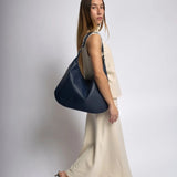 Luxe Leather Hobo Bag with Relaxed Shape – Timeless Design - Women's Shoulder Bag